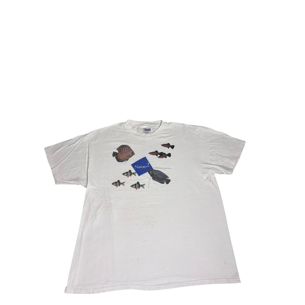 Vintage Nature² Fish Graphic Tee — XL